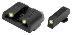 https3A2F2Fmedia.chattanoogashooting.com2Fimages2Fproduct2FXRTG231G2MW2FXRTG231G2MW.jpg Truglo Tritium Pro Night Sights Fit Glock MOS 20 21 25 28 29 30 31 32 37 40 and 41 - White Outline Front/Rear Green