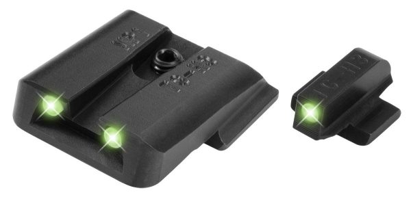 https3A2F2Fmedia.chattanoogashooting.com2Fimages2Fproduct2FXRTG231MP2W2FXRTG231MP2W.jpg Truglo Tritium Pro Night Sights Fit S&W Bodyguard .380 - White Outline Front/Green Rear