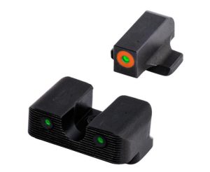 https3A2F2Fmedia.chattanoogashooting.com2Fimages2Fproduct2FXRTG231MP3C2FXRTG231MP3C.jpg Truglo Tritium Pro Night Sight Set for S&W EZ 380 Green with Orange Front Green Rear