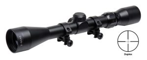 https3A2F2Fmedia.chattanoogashooting.com2Fimages2Fproduct2FXRTG853940B2FXRTG853940B.jpg Truglo Trushot Rifle Scope w/Weaver Style Rings - 3-9x40mm 11.52-37.7' 3.15-3.94" Matte