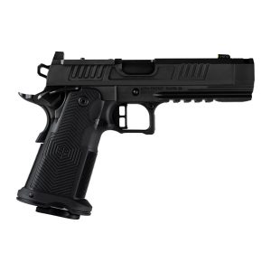 https3A2F2Fmedia.chattanoogashooting.com2Fimages2Fproduct2FXXAA39X1CIGXDBK20PROMNVC2FXXAA39X1CIGXDBK19-1.jpg Alpha Foxtrot AF1911-Romulus Handgun 9mm Luger 20rd Magazines(5) 4.25" Compensated Threaded Barrel Black MOS Cut