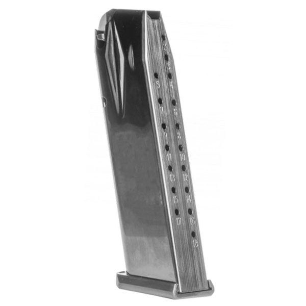 https3A2F2Fmedia.chattanoogashooting.com2Fimages2Fproduct2FYCMA78962FYCMA7896-1.jpg Canik Full Size +3 Handgun Magazine Extension Baseplate Black 9mm Luger +3