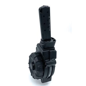 https3A2F2Fmedia.chattanoogashooting.com2Fimages2Fproduct2FZMDRMA1042FZMDRMA104-1.jpg Promag Bersa Thunder Handgun Magazine Drum Black .380 ACP 30/rd