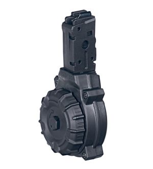 https3A2F2Fmedia.chattanoogashooting.com2Fimages2Fproduct2FZMDRMA372FZMDRMA36_1.jpg Promag Handgun Drum Magazine Black Polymer Fits Glock Models 21&30 .45 ACP 40/rd
