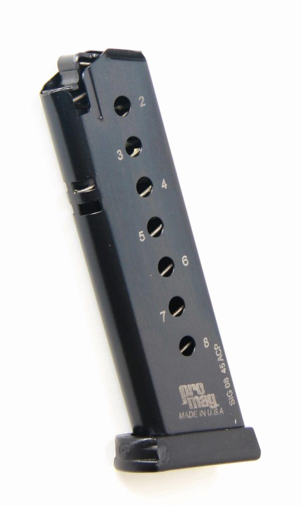 https3A2F2Fmedia.chattanoogashooting.com2Fimages2Fproduct2FZMSIG082FZMSIG08.jpg ProMag Sig Sauer P220 Magazine .45 ACP Blued Steel 8/rd