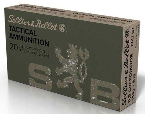 https3A2F2Fmedia.chattanoogashooting.com2Fimages2Fproduct2FZYSB65A2FZYSB65A.jpg Sellier & Bellot Tactical Rifle Ammunition 6.5 Creedmoor 140 gr FMJBT 2657 Fps 20/ct