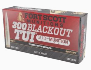 https3A2F2Fwww.2ndamendmentwholesale.com2Fmedia2Fcatalog2Fproduct2Ff2Fs2Ffsm300blkssbox.jpg Fort Scott Munitions 300 Blackout Subsonic Rifle Ammo - 190gr | 20rd Box