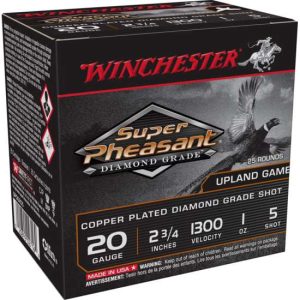 image-full-2273-45261ebd6d4cd0f6c6edf7df5fe2e847.jpg WINCHESTER DIAMND GRD PHEASANT 20G 2-3/4" #5 25RDS