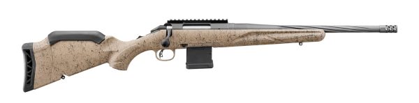 image-full-3863-b701065e08c9029c683cefe5a77428af.jpg RUGER AMERICAN G2 RANCH RFL 5.56 16.1" FDE SPLATTER 10RD