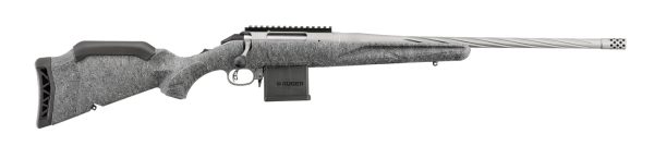 RUGER AMERICAN G2 204 RUGER RFL 20" SPIRAL FLUTD, GRAY SPLATTER 10RD