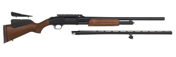 image-full-4582-d5f00b2a4e450985f20ecdc04869c97f.jpg MOSSBERG 500 COMBO 12G 24"/28" VENT RIB/SCOPE BASE BLUED/WOOD 5RD