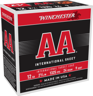 image-full-5158-fb6dec38668c2a64efb8138a3f2b64d9.png WINCHESTER 12G 2-3/4" #9 AA INTRNTL TRGT 24GRAM 25/250