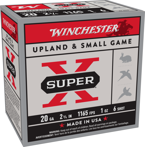 image-full-6226-7f18e01e9f6a9c016569a456e03dbec3.png WINCHESTER SUPER X UPLAND HVY 20G 2-3/4" #6 25RD BX 250RD CS