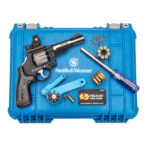 image-full-7067-41bf5fc45186324dea44bd5ccf7ac7ac.jpg SMITH & WESSON PC MODEL 327 WR JERRY MICULEK 9MM REV 5" 8RD D/A SCANDIUM FRAME, VORTEX RED DOT