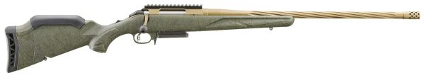 image-full-7311-e17389d6a9088db2b7dedf77009ec26f.jpg RUGER AMERICAN G2 PRED RFL 7MM PRC 22" T.B. SPIRAL BBL, GRN SPLTR,BRNT BRNZ 3RD