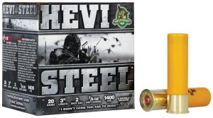 HEVI-SHOT HEVI-STEEL 20GA 3IN 7/8OZ #2 25 RD/BX 10 BX/CS
