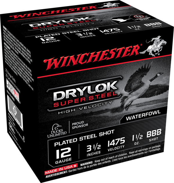 image-full-8043-59e03c242cf209291921cf57072ee898.png WINCHESTER DRYLOK SUPER STEEL 12 GA 3-1/2" BB HV 1-1/2 OZ 25 RD/BX 10 BX/CS