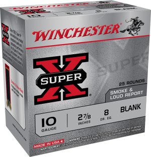 image-full-8078-d6e71c87833388b6f422cb4bf601d65f.jpg WINCHESTER 10 GA 2-7/8" SUPER-X BLANK – SMOKE & NOISE 25 RD/BX 10 BX/CS