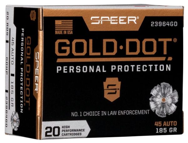 image-full-8329-1766060f507da375bb94925bb25f0ac8.jpg SPEER GOLD DOT 45ACP 185GR GDHP