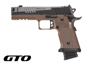 SIG SAUER P211 COMBAT 9MM PISTOL 4.4" MACH3D COMP, SAO, COYOTE G10 GRIP, 1-23RD 2-21RD MAGS