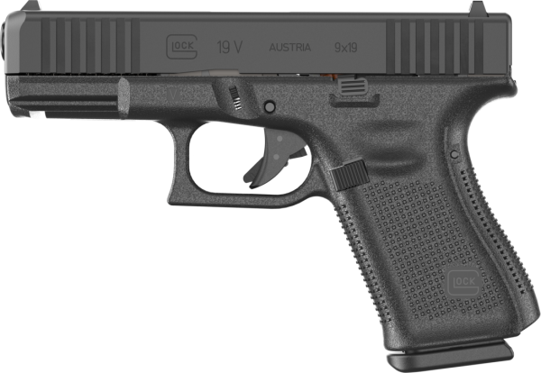 image-full-86400-96d6d1a1af6b44de31a3104fd838f2d6.png GLOCK 19 V 9MM PISTOL 4" BLACK FXD 5.5 3-10RD MAGS