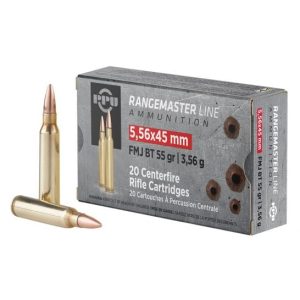 image-full-86886-c091e944a19dd5e855b16eac2d480bb8.jpg PPU 556 FMJBT 55GR RANGE MST 20RD BOX 50 BOXES PER CASE