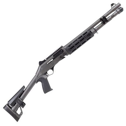 image-full-8847-ab6082b8781915af5cf779de35336dbb.jpg PANZER ARMS M4 SPEED PRO 12G 18.5" PORTED BBL, GREY, MLOK HG, 5RD