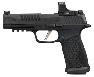 SIG SAUER P365 FUSE 9MM 4.3" BLACK, LXG GRIP, O.R. ROMEO RS COMPACT, 1-17RD, 2-21RD