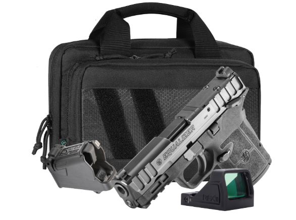 image-full-8899-ae716a3361db61f415deebaf7ebf3941.png SMITH & WESSON EQUALIZER CARRY ON BUNDLE 9MM 3.675" PSTL TS 10/13/15RD, VIRIDIAN OPTIC, SAVIOR BAG
