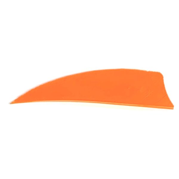 1005955_1.jpg Trueflight Shield Cut Feathers Orange 3 in. LW 100 pk.