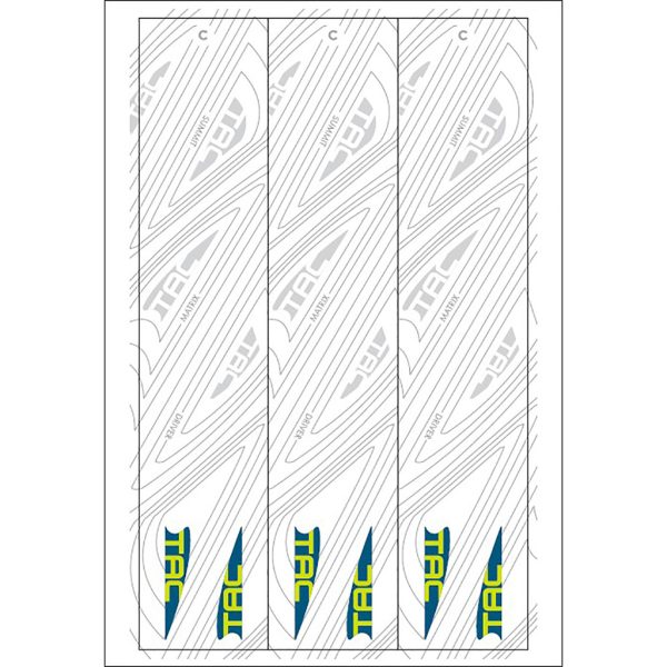 TAC Vanes Arrow Specific Wraps White Size C 4.675 13 pk.