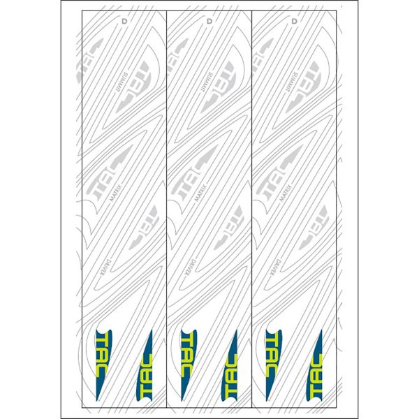 TAC Vanes Arrow Specific Wraps White Size D 4.675 13 pk.