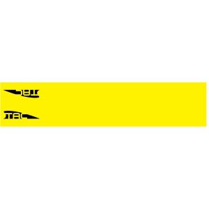1402930_1.jpg TAC Vanes Arrow Wraps Yellow 4.675 x 1.0 in. 13 pk.