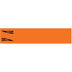 1402932_1.jpg TAC Vanes Arrow Wraps Orange 4.675 x 1.0 in. 13 pk.