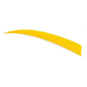 16487_1.jpg Trueflight Shield Cut Feathers Yellow 5 in. RW 100 pk.