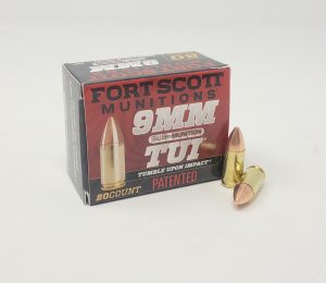 FSM9MM125SCVSS__61034.1651159245.1280.1280.jpg Fort Scott Munitions 9mm Ammunition FSM9MM125SCVSS 125 Grain Subsonic Solid Copper Spun 20 Rounds