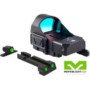 Red Dot Micro Sight with QD Adaptor and Backup Sights Dovetail Kit for MICRO RDS