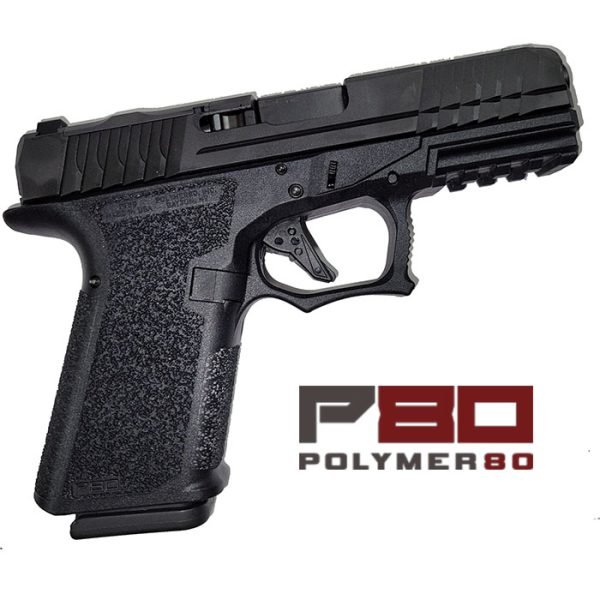 P80 Compact 9MM 4 inch barrel 15 rounds Black Optic Cut Slide/Black Frame