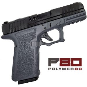 P80 Compact 9MM 4 inch barrel 15 rounds Black Optic Cut Slide/Grey Frame