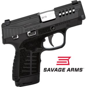 SAV-67002_l.jpg Stance 9MM 3.2 inch barrel 8 Round Black Manual Safety with Night Sights
