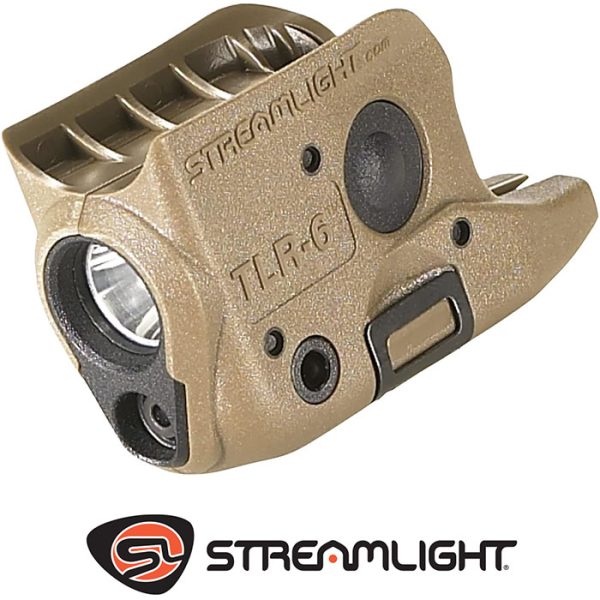 TLR 6 Glock 42 43 100 Lumens Red Laser Flat Dark Earth