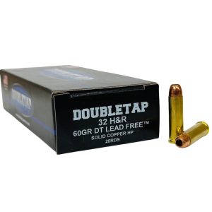 https3A2F2Fmedia.chattanoogashooting.com2Fimages2Fproduct2FDT32HR60X202FDT32HR60X203.jpg Double Tap DT Lead Free Handgun Ammunition .32 H&R Mag 60gr SC-HP 1300 fps 20/ct